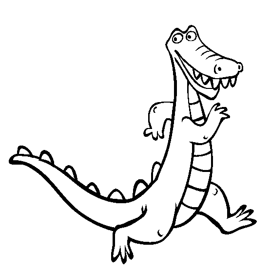 Alligator Coloring Page | Free Alligator Online Coloring
